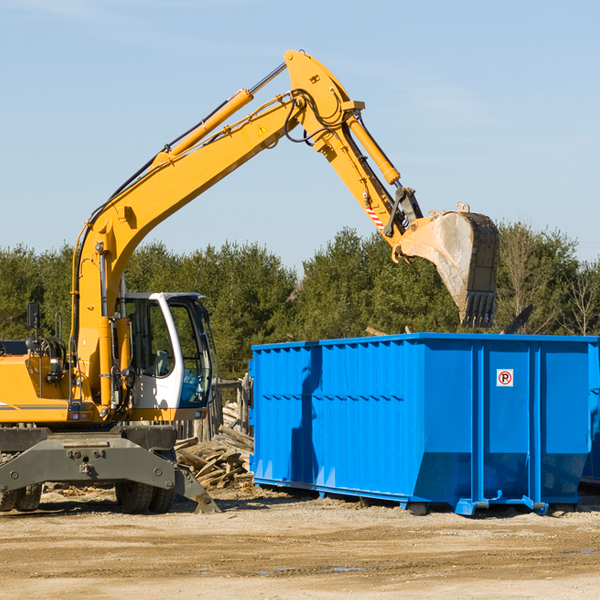 what kind of customer support is available for residential dumpster rentals in Grant County OK